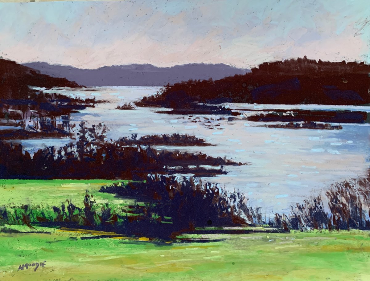 Lake Windermere From Queen Adelaide Hill Pastel drawing by Andrew ...