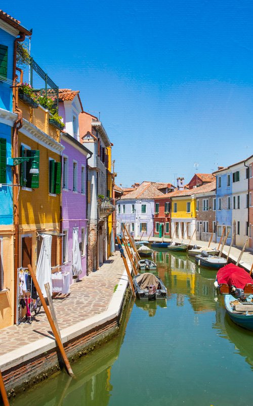 Colors of Burano IV by Viet Ha Tran