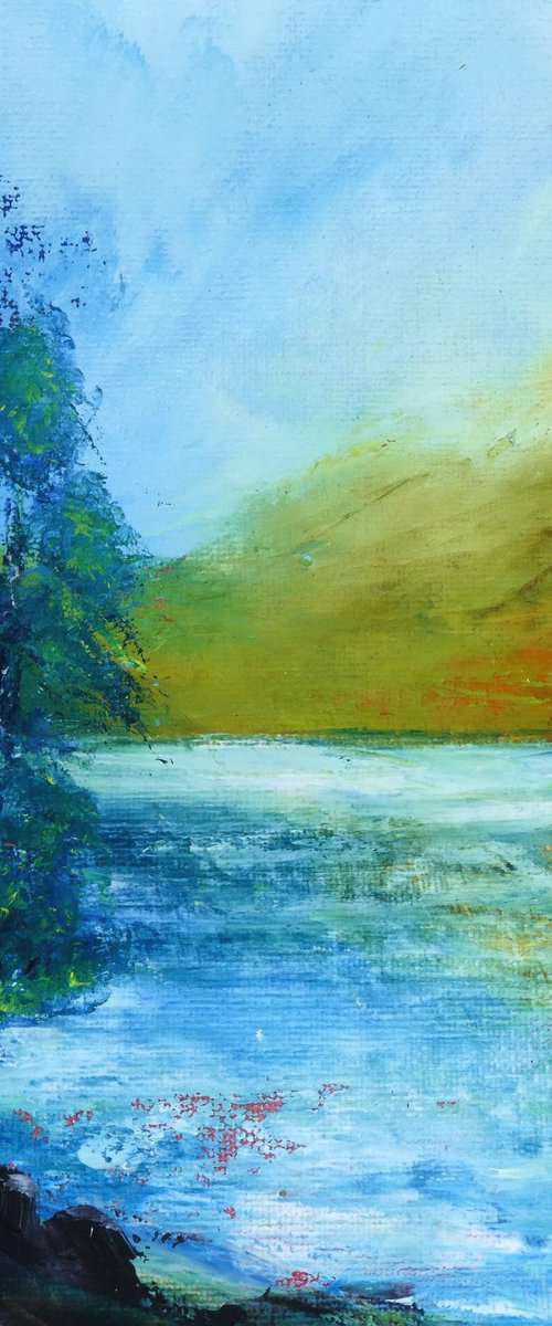 Lochside Birch Tree by oconnart