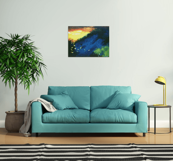 Tidal wave (ref#:59-25P) 80 x 60 cm