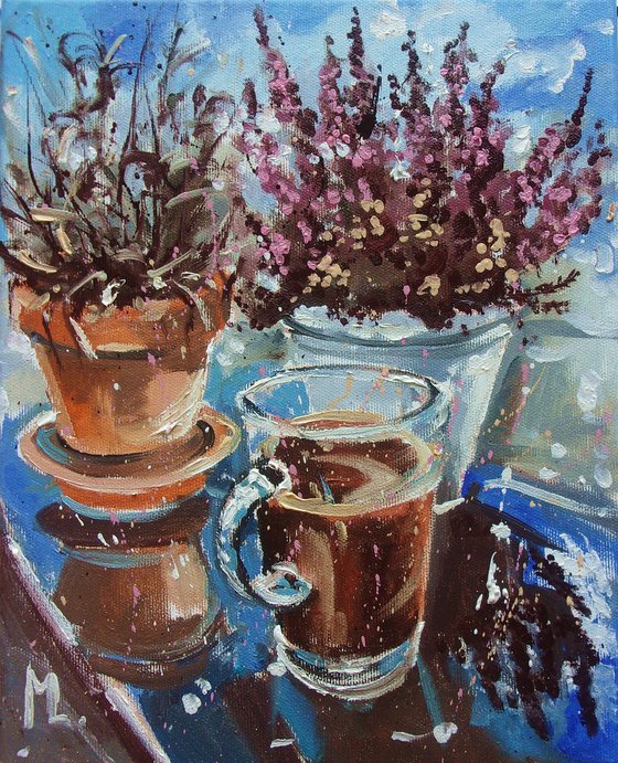 " COFFEE GREETINGS FROM THE GARDEN "