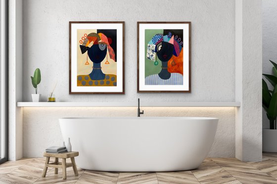 No Gossip Here (Diptych)