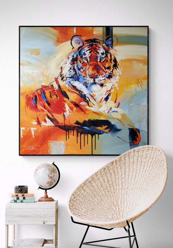 TIGER #2 | 100 x 100cm