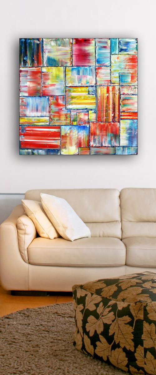 "Synthesis" - Original PMS Oil Painting On Canvas by Preston M. Smith (PMS)