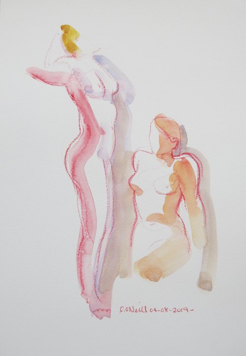 female nude 2 poses by Rory O’Neill