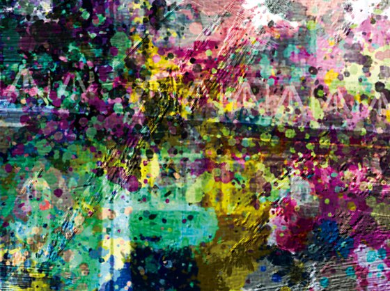 Gotas de color, Manhattan bridge/original artwork