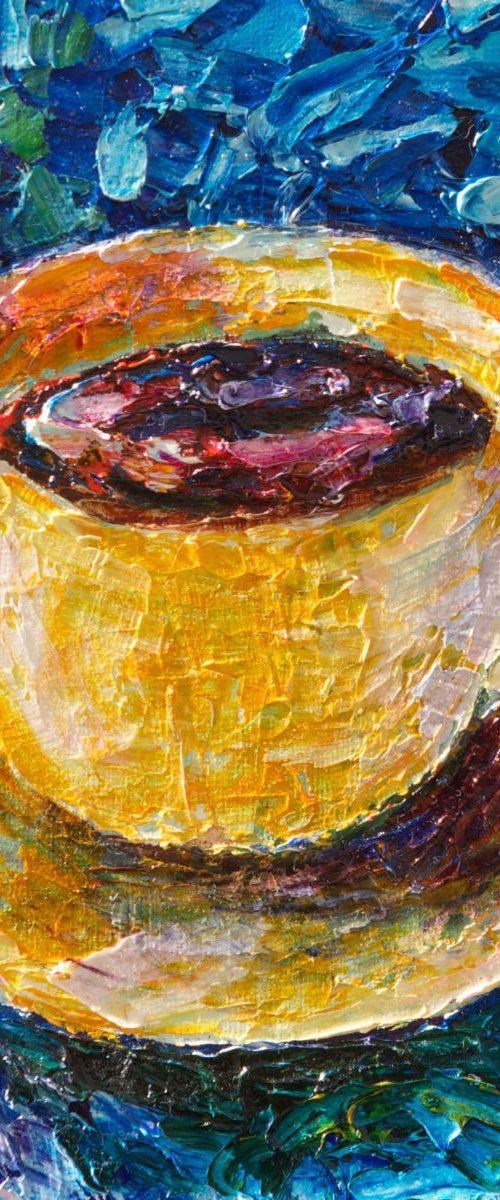 Coffee Cup by Lena Owens at OLena Art