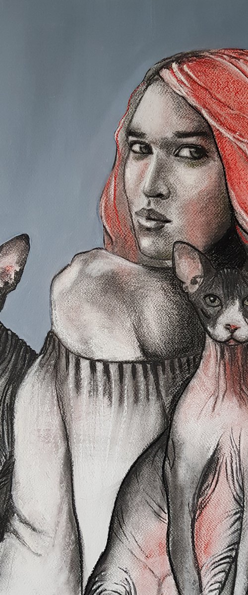 Between 2 cats by GITTI gv