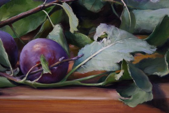 "Branch with Plums"