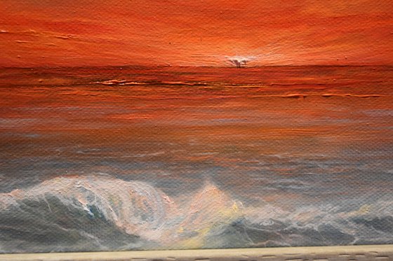 Tangerine Skies Seascape
