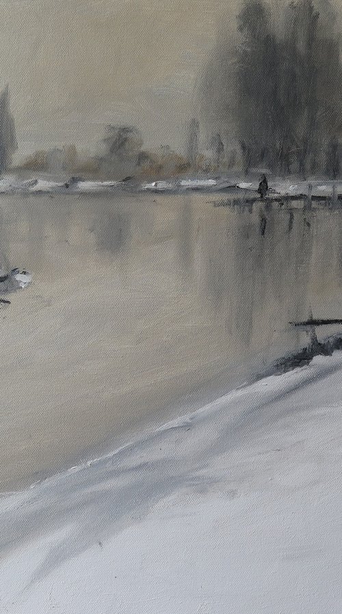 Winter by the Ouse by Malcolm Ludvigsen
