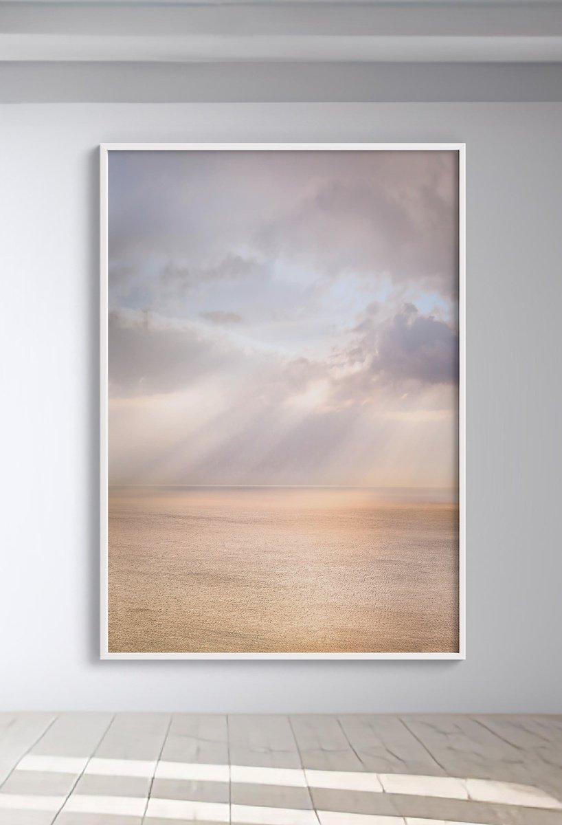 Impressionistic Landscape Photograph By Lynne Douglas, 36 X 52", Touch The Golden Dream, Original Artwork