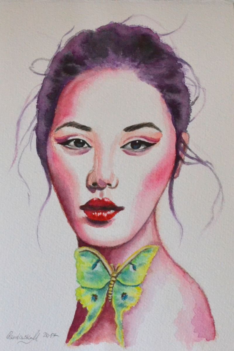 Asian girl by Monika Rembowska