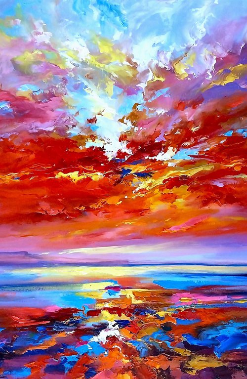 Abstract  seascape by Andrej  Ostapchuk