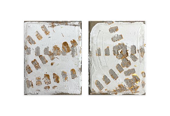 WH#45 gold diptych