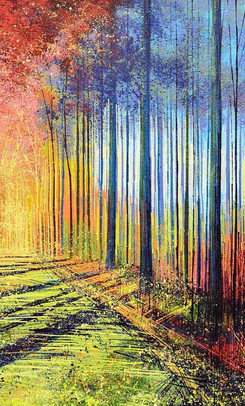 Sunlight Through Trees by Marc Todd