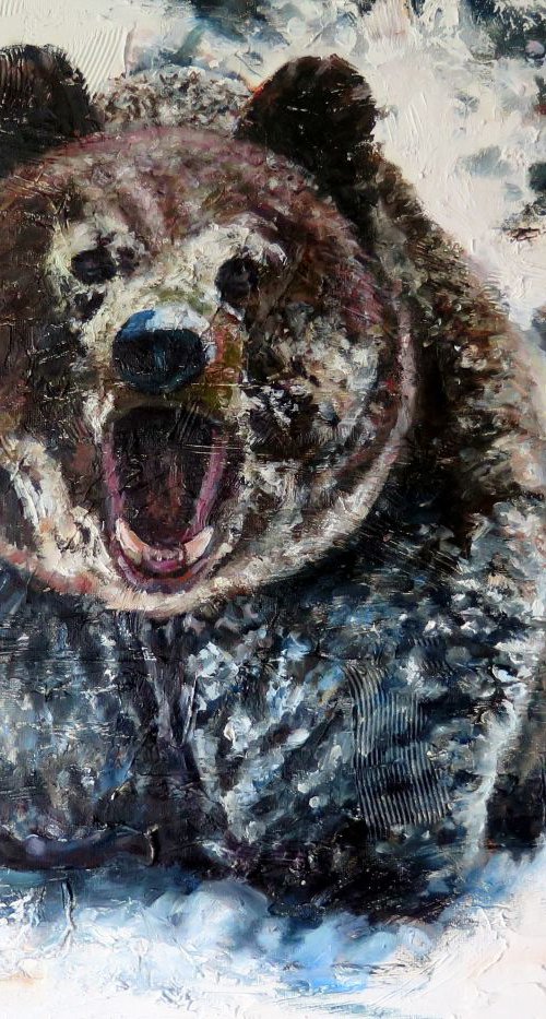 Winter Bear by QI Debrah