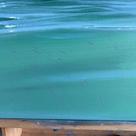 Reflection of A Blue Sky