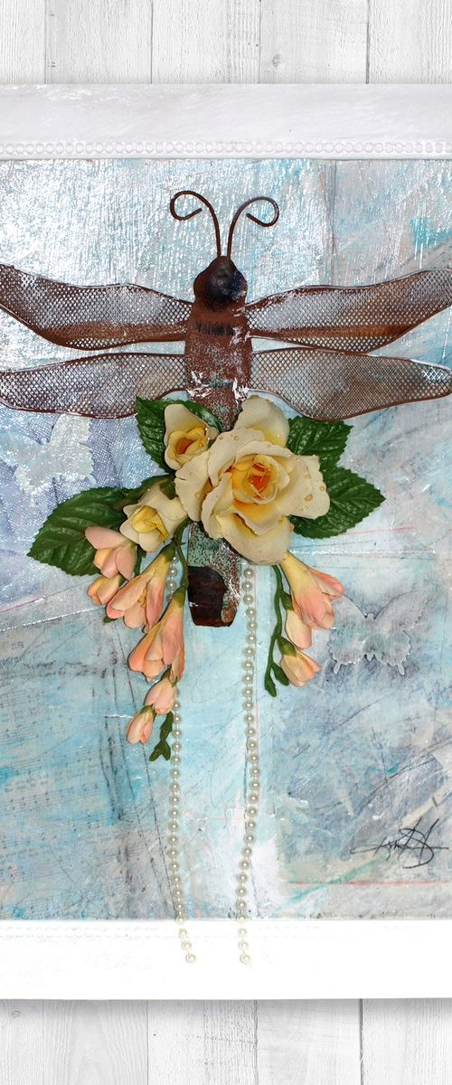 Dragonfly - Mixed Media by Kathy Morton Stanion by Kathy Morton Stanion