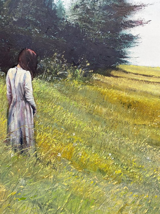 Girl in a Meadow