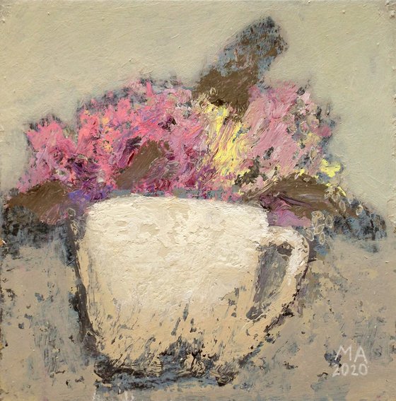 Cup of flowers