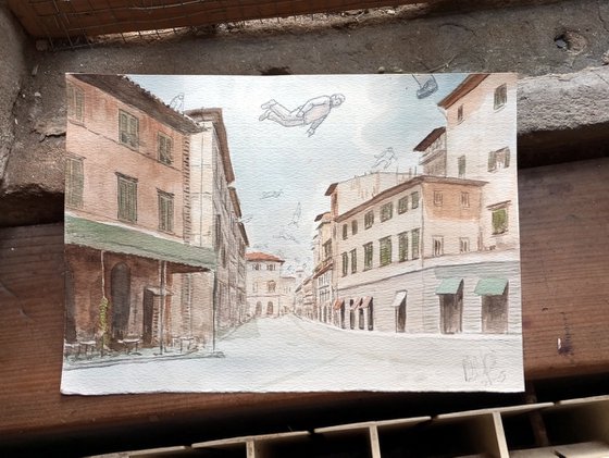 Over the street