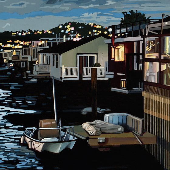 Houseboats At Low Tide