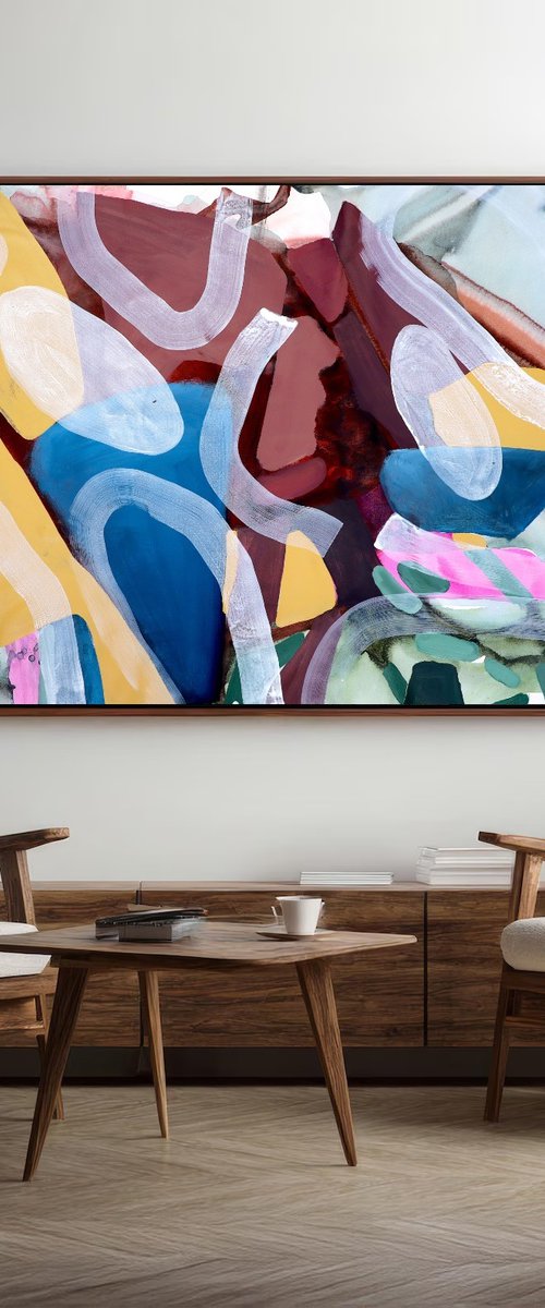 Minimal Abstraction by Poovi Art