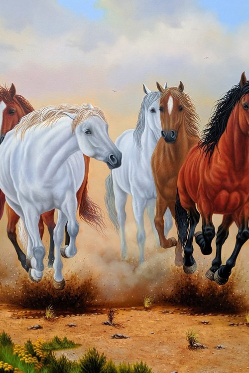 Thunder of Hooves by Shahen Aleqsandryan