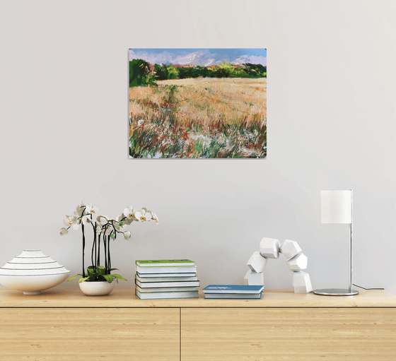 Poppies and Wheat