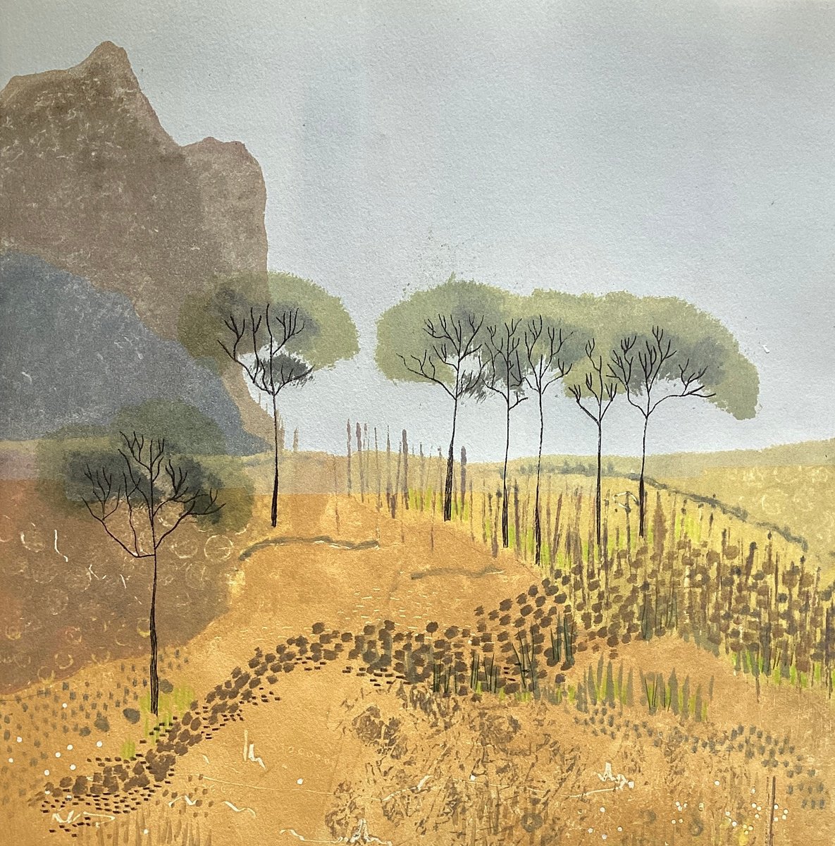 Impressionistic Limited Edition Print , I Breathe Out By Jay Seabrook, 16 X 16, Artwork For Sale On Artfinder
