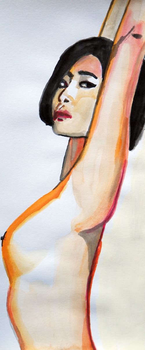 Nude #285 WP / 42 x 29.7cm by Alexandra Djokic