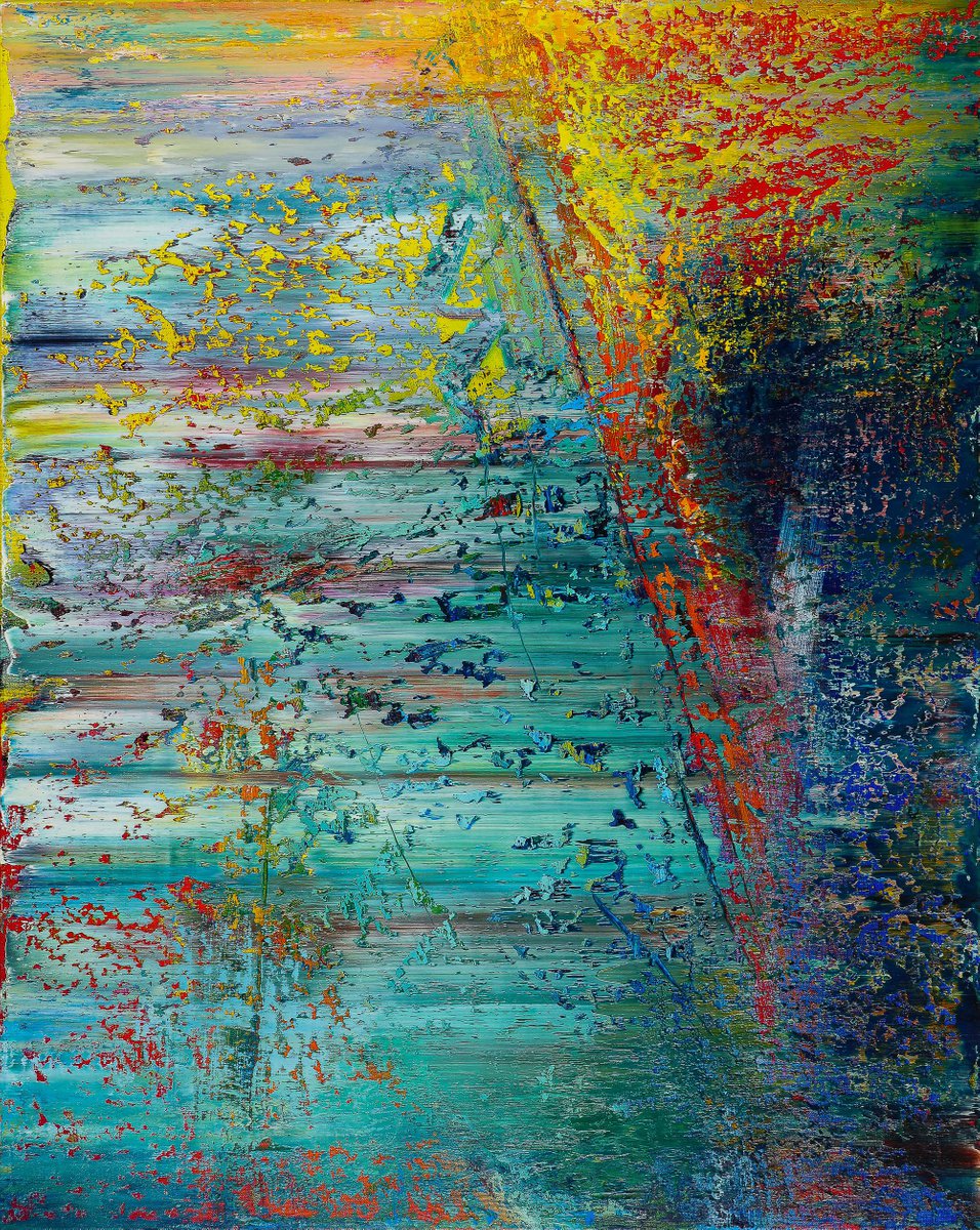 Phoenix - Original abstract painting Abstract oil painting Canvas art by Vadim Shamanov