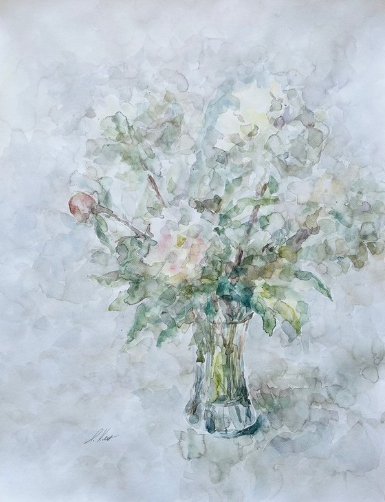 Peonies 50x65 cm 2025