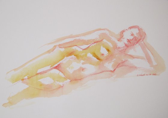 Reclining female nude