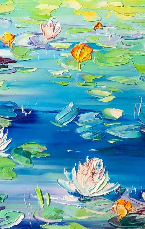 Funny water lilies by Svitlana Andriichenko