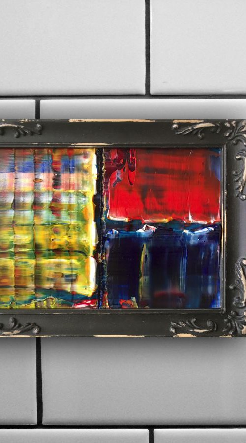"Coloring The Darkness 2" - FREE WORLDWIDE SHIPPING - PMS Micro Painting by Preston M. Smith (PMS)