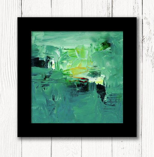 Oil Abstraction 177 - Framed Abstract Painting by Kathy Morton Stanion by Kathy Morton Stanion