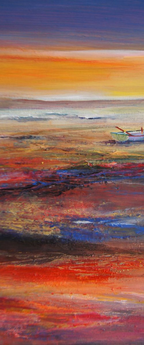 Rowing boat by Karen Wilcox
