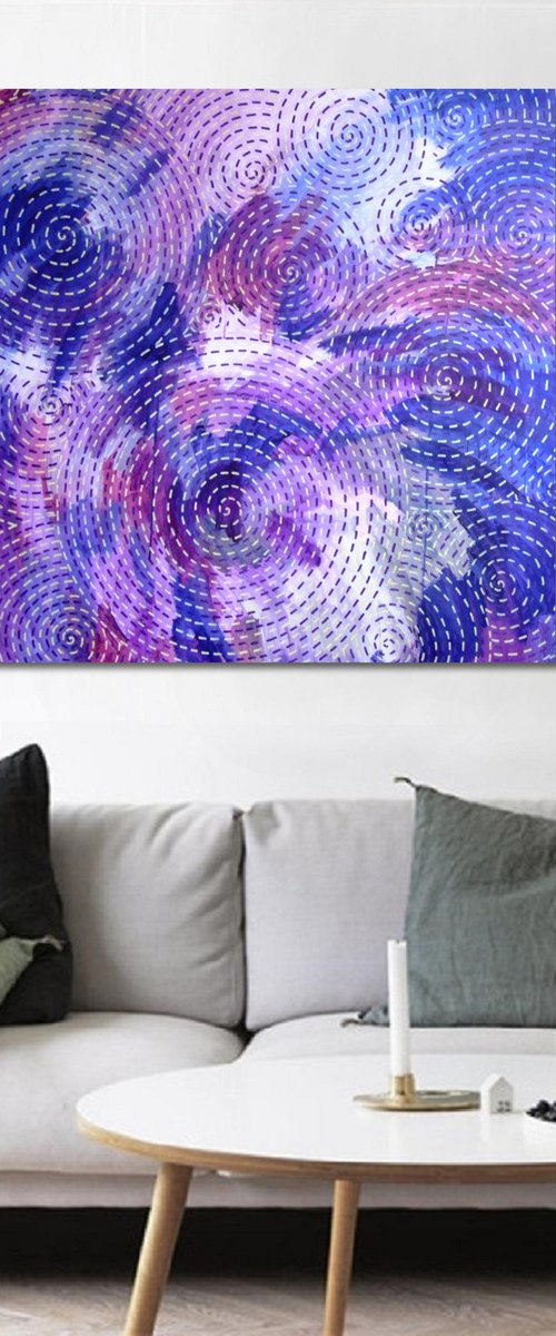 Nebula Purple by Marina Krylova