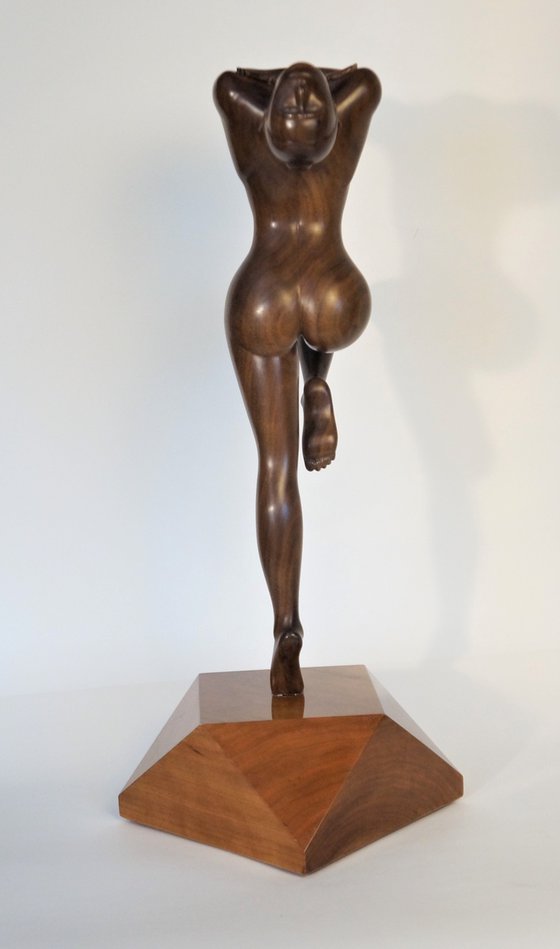Nude Woman Wood Sculpture DANCE MOMENT