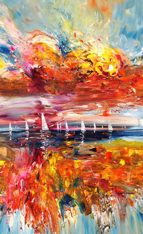 Seascape Sailing Impressions XL 9 by Peter Nottrott