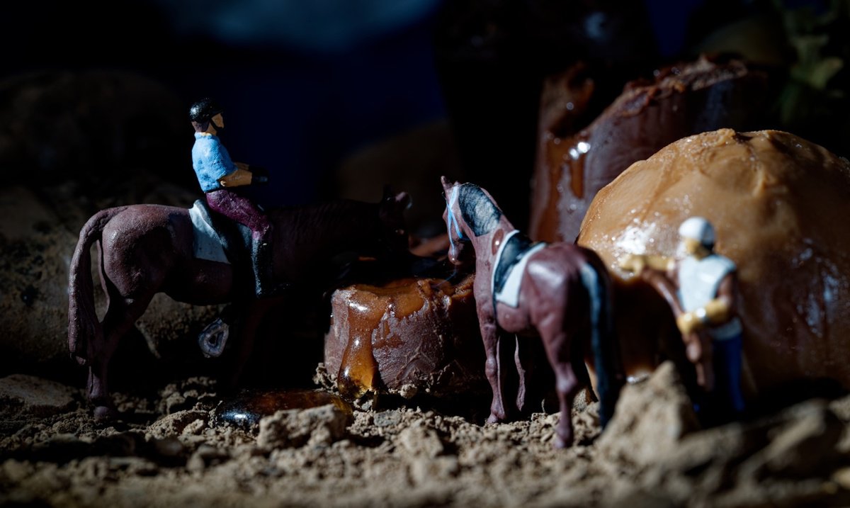 Organic Abstract Photograph By Marc Ehrenbold, 40 X 30", Choccolate Ranch, Original Artwork