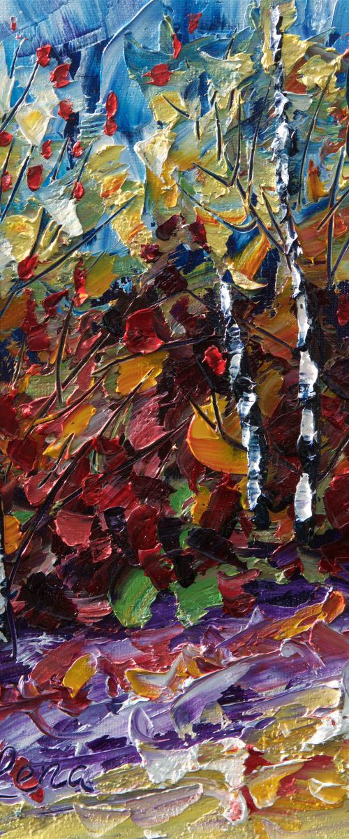 Autumn Solitude by Lena Owens at OLena Art