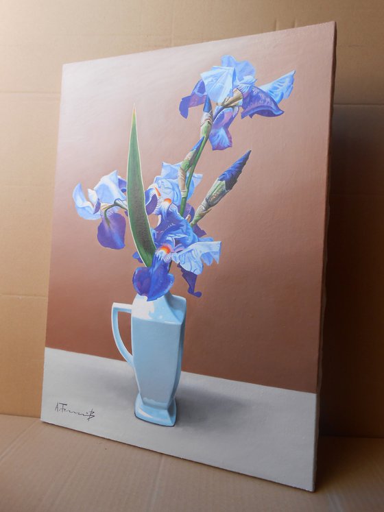 Still Life with a Blue Iris