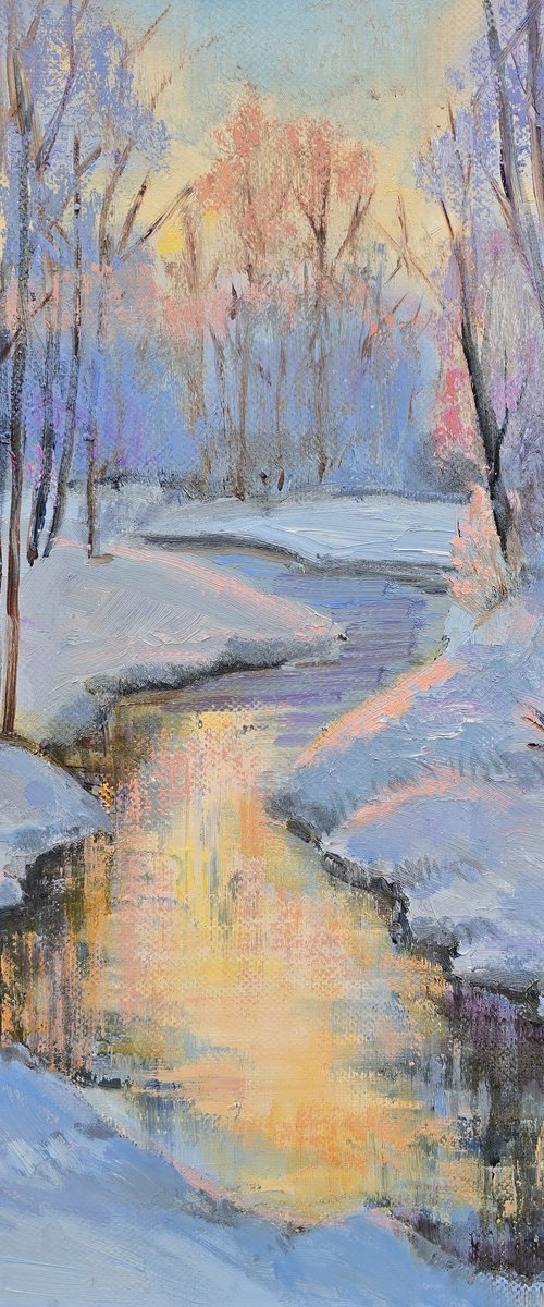 Winter Stream by Gulshaba Abbasova