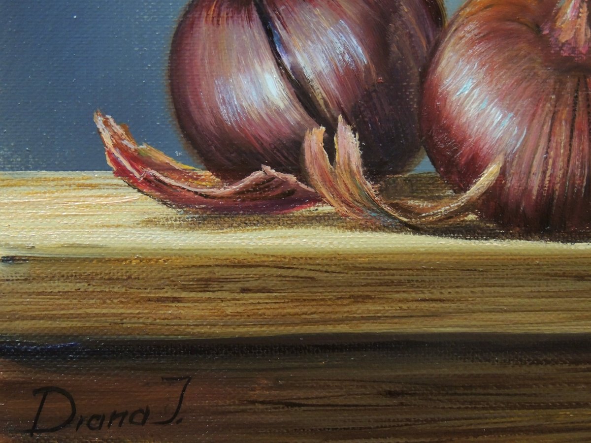 Diana Janson | Original Oil Painting | Autumn’s Harvest | 30 X 25Cm | Artwork For Sale On Artfinder