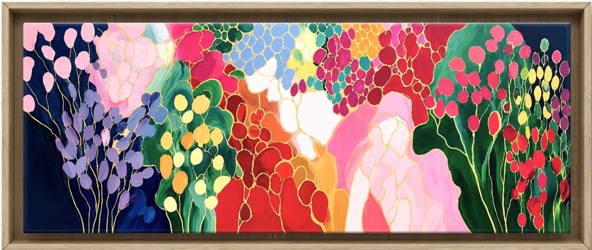  Chromatic Eden #1 By V+V Kniazievi, 59 X 20, Artwork For Sale On Artfinder