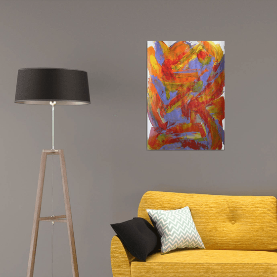 Color Reflection 20235 / ORIGINAL ACRYLIC PAINTING