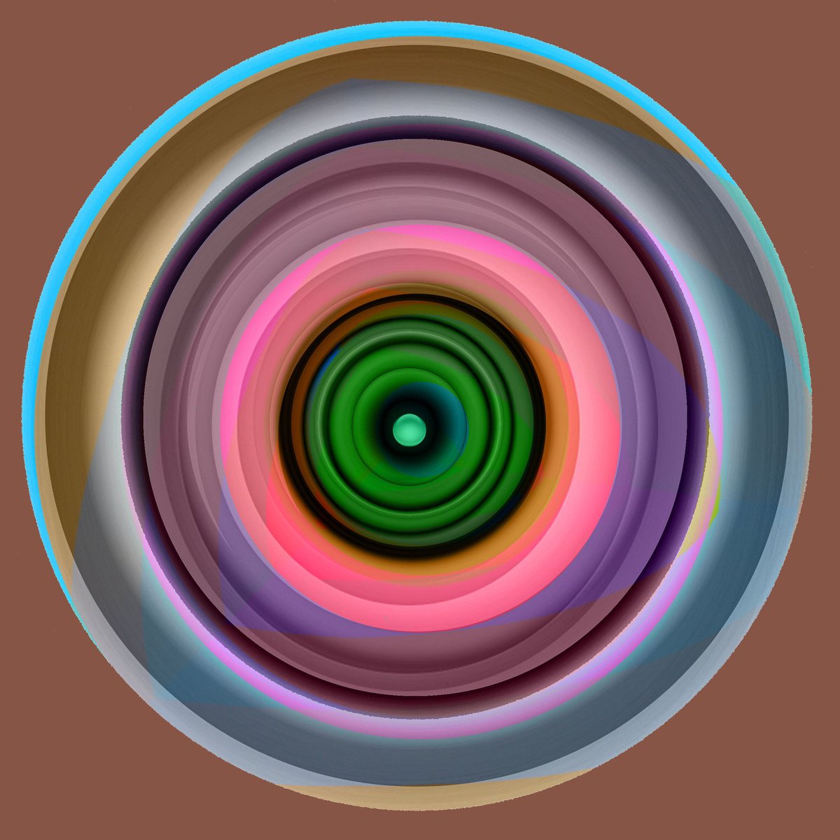 Organic Abstract Collage By Geert Lemmers Fpa, 31 X 31, A New Archeology 776, Original Artwork